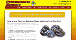 Desktop Screenshot of performancebearing.com